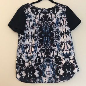 Cynthia Rowley short sleeve blouse